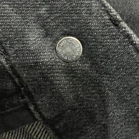 AMIRI Black Bandana Patch MX1 Denim Jeans sz 36 - Picture 8 of 11